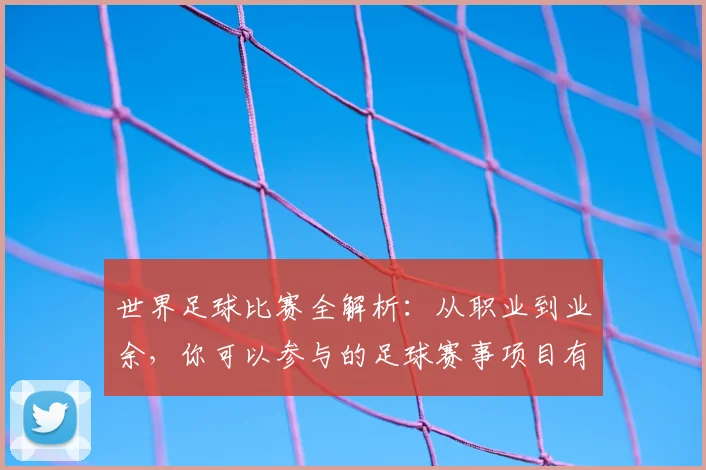 世界足球比赛全解析：从职业到业余，你可以参与的足球赛事项目有哪些？_20260609201457
